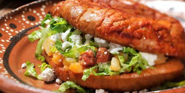 Pambazos de chorizo